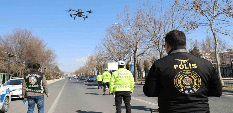 Elazığ'da Drone ile Sürücülere Havadan Ceza Yağdı!