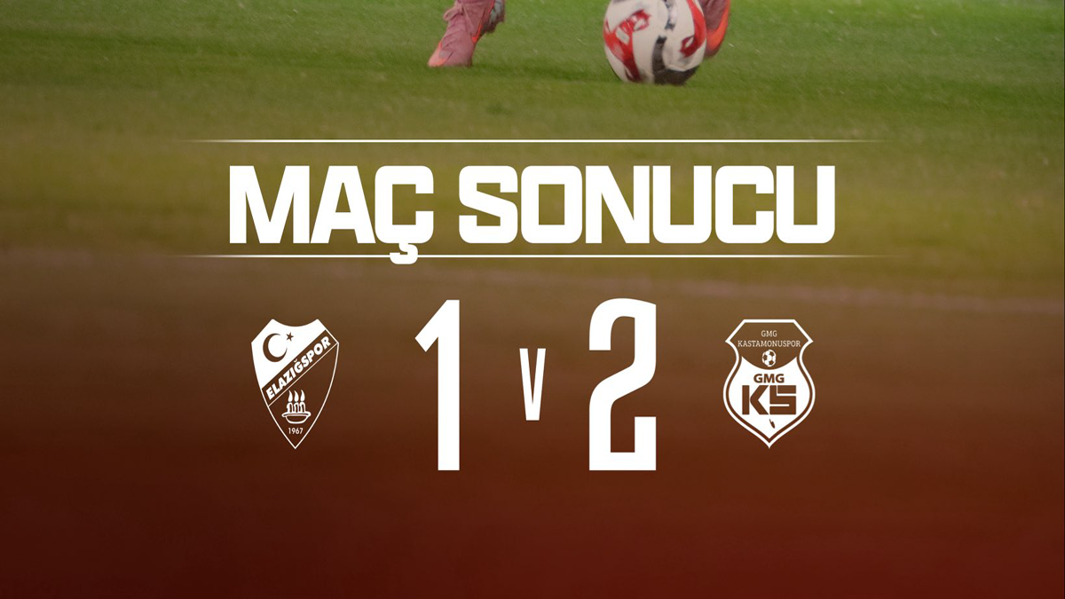TFF 2. Lig Beyaz Grup’ta Elazığspor Kastamonuspor’a 2-1 Mağlup Oldu!
