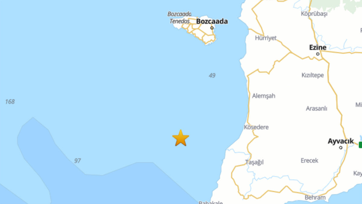 Çanakkale Sallandı! Ayvacık Açıklarındaki Deprem Meydana Geldi!