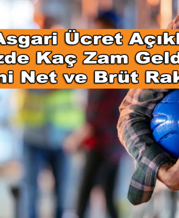 2026 Asgari Ücret Açıklandı! Yüzde Kaç Zam Geldi? İşte Yeni Net ve Brüt Rakamlar!