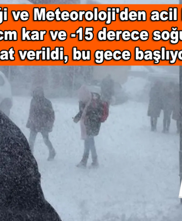 Bingöl Valiliği ve Meteoroloji'den acil kodlu uyarı: 20 cm kar ve -15 derece soğuk! Saat verildi, bu gece başlıyor!