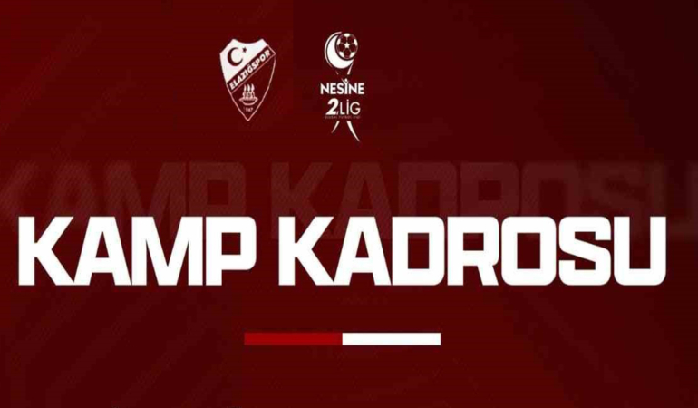 Elazığspor Erzincan Deplasmanında! Kamp Kadrosu Açıklandı!