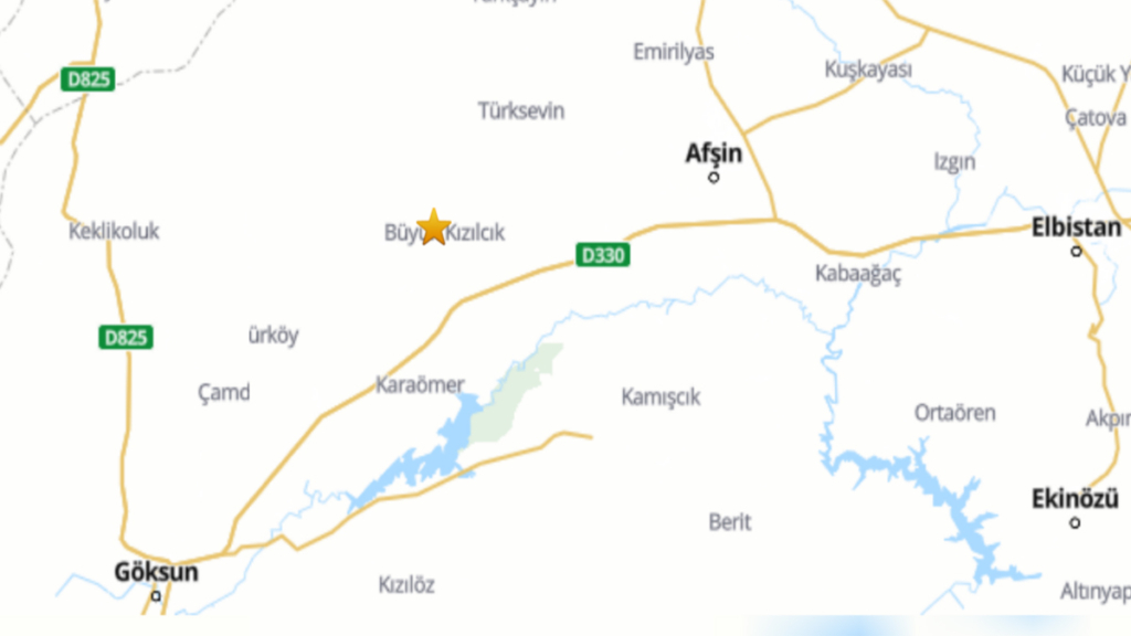 Kahramanmaraş'ta Korkutan Deprem! AFAD Duyurdu: Göksun 4.2 ile Sallandı!