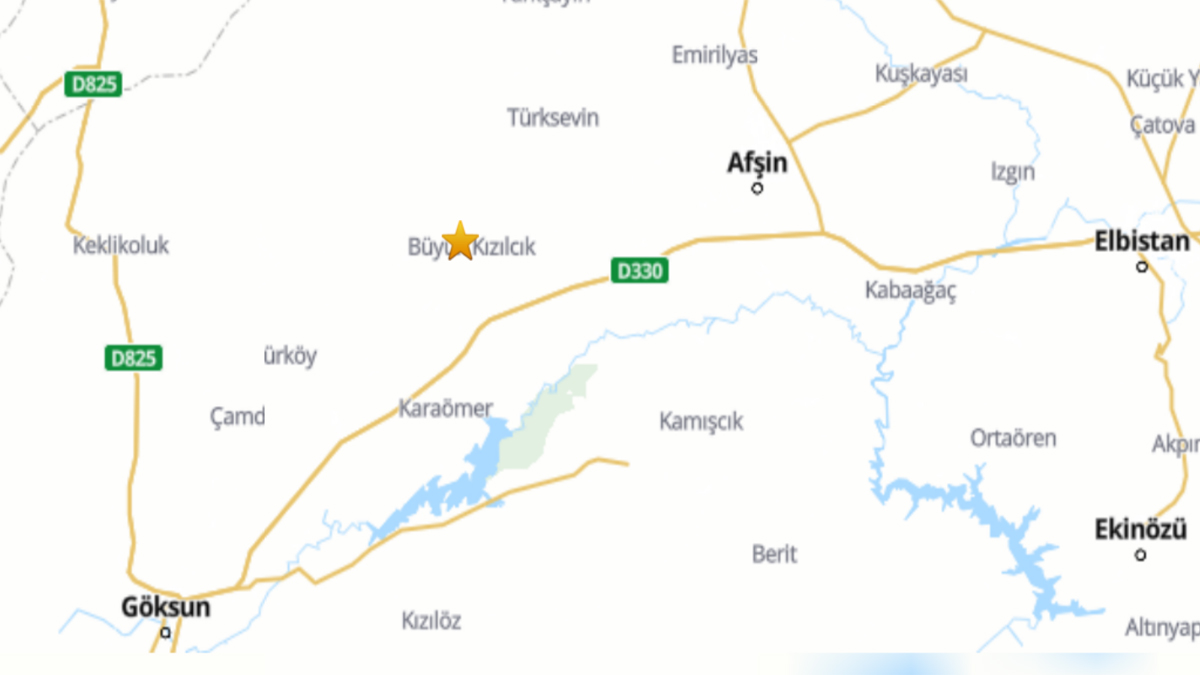 Kahramanmaraş'ta Korkutan Deprem! AFAD Duyurdu: Göksun 4.2 ile Sallandı!
