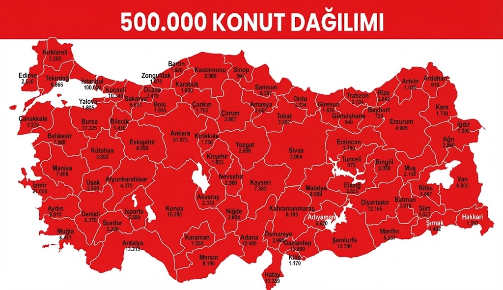 Adıyaman TOKİ kura sonuçları belli oldu: İşte ilçe ilçe konut sayıları ve sorgulama ekranı