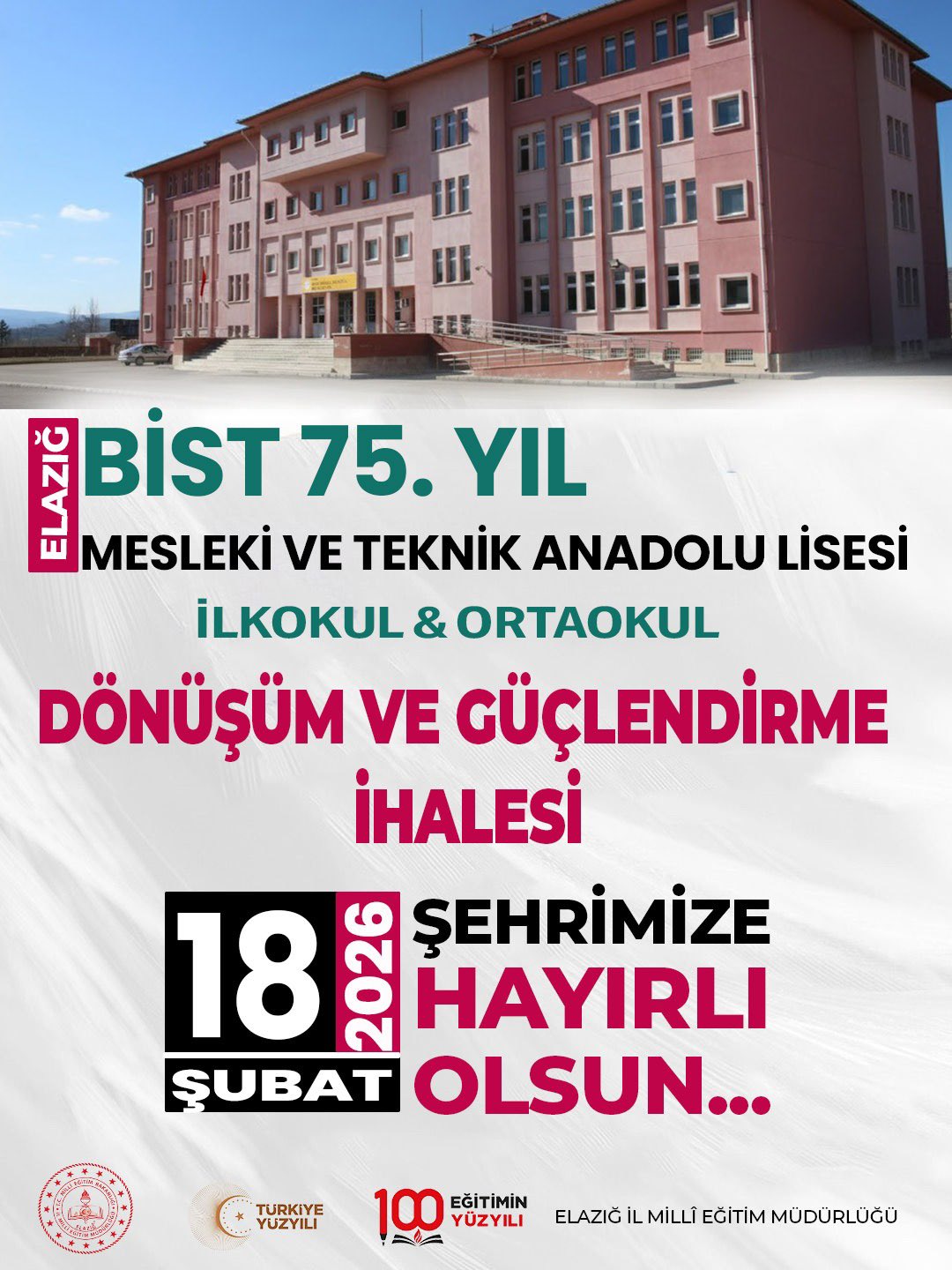 Elazığ Ulukent Mahallesi’ne Eğitim Müjdesi: O Okul İlkokul ve Ortaokula Dönüşüyor!