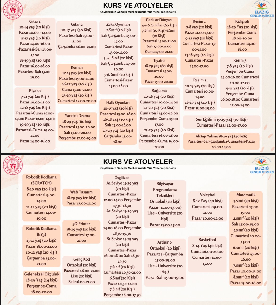 Elazığlı gençlere müjde! Ücretsiz kış dönemi kurs kayıtları başlıyor: İşte açılacak kurslar ve başvuru şartları