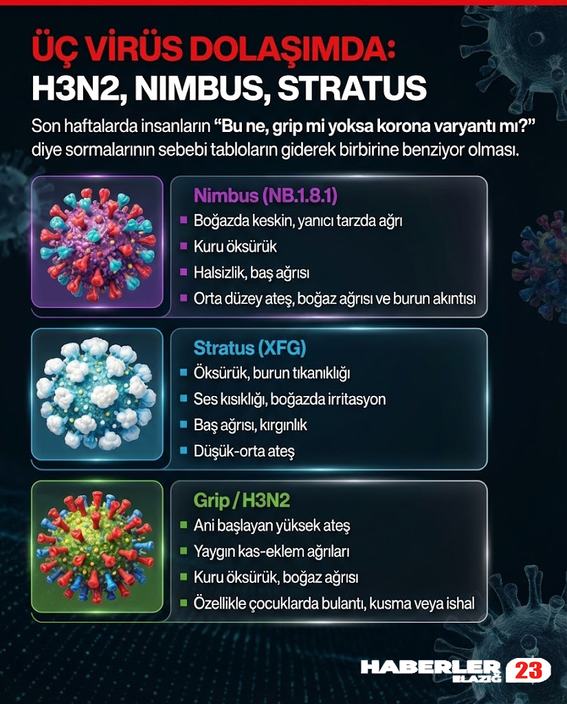 Acillerde "üç virüs" yoğunluğu: Grip mi, Nimbus mu yoksa Stratus mu? Yeni Koronavirüs Dalgası mı?