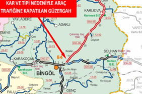 Bingöl-Erzurum Yolunda Ulaşım Durdu: Valilik Kar ve Tipi Nedeniyle Yolu Trafiğe Kapattı!