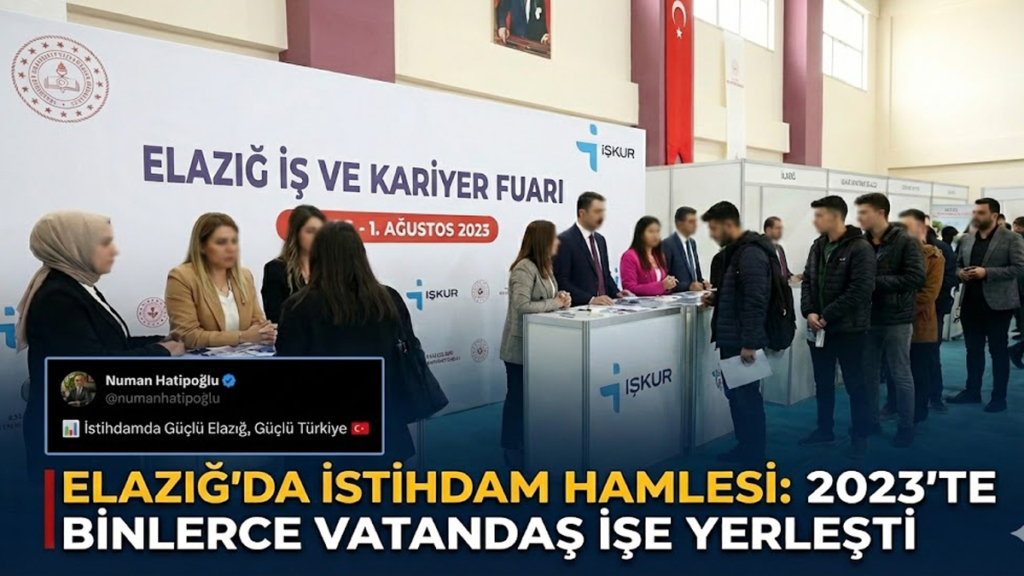 Elazığ Valisi Numan Hatipoğlu Açıkladı: Elazığ'da 2025 Yılında 7 Bin 413 Vatandaş İş Sahibi Oldu!
