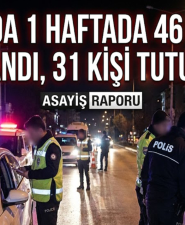 Elazığ'da 1 Haftada 46 Bin Kişi Sorgulandı, 31 Kişi Tutuklandı!