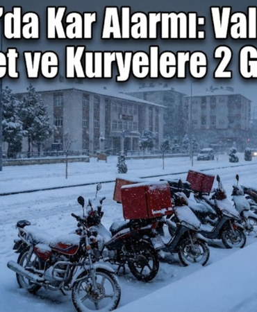Elazığ’da Kar Alarmı: Valilikten Motosiklet ve Kuryelere 2 Gün Yasak!