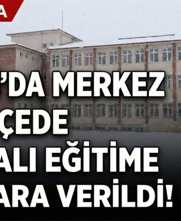 Elazığ'da Merkez ve 6 İlçede Taşımalı Eğitime 1 Gün Ara Verildi!