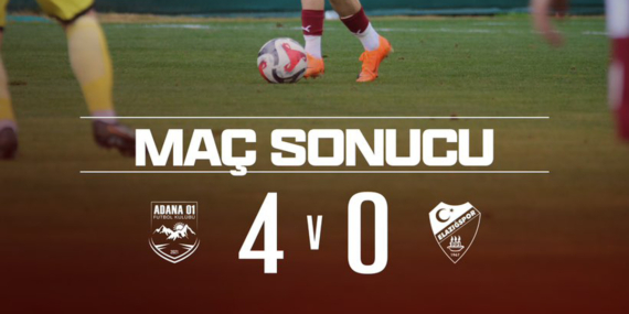 Elazığsporumuz Adana 01 FK Deplasmanından 4-0'lık Sonuçla Puansız Döndü!