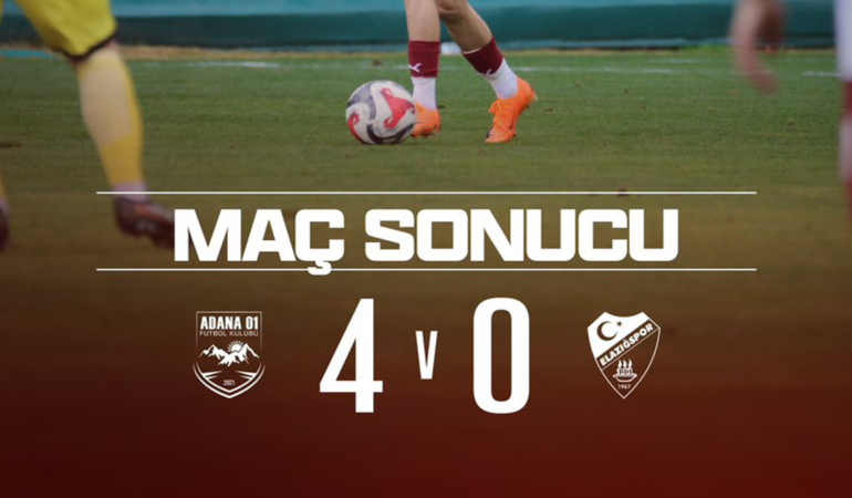 Elazığsporumuz Adana 01 FK Deplasmanından 4-0'lık Sonuçla Puansız Döndü!