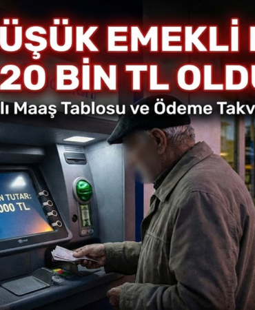 En Düşük Emekli Maaşı 20 Bin TL Oldu: 2026 Zamlı Maaş Tablosu ve Ödeme Takvimi Belli Oldu!