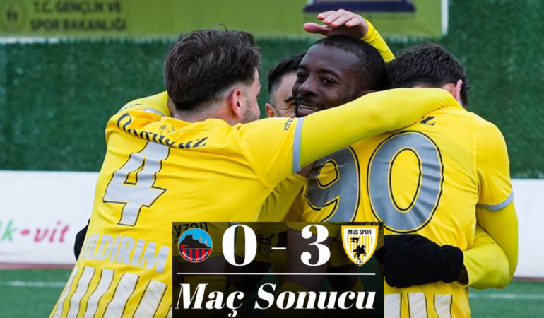 Muşspor Mardin'den 3 Puan ve 3 Golle Döndü!