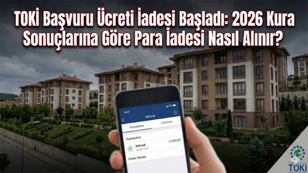 TOKİ Başvuru Ücreti İadesi Başladı: 2026 Kura Sonuçlarına Göre Para İadesi Nasıl Alınır?