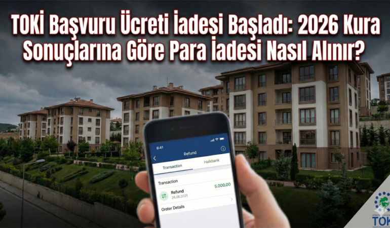 TOKİ Başvuru Ücreti İadesi Başladı: 2026 Kura Sonuçlarına Göre Para İadesi Nasıl Alınır?