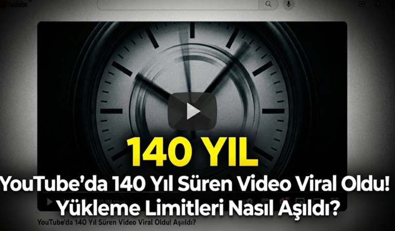 YouTube'da 140 Yıl Süren Video Viral Oldu! Yükleme Limitleri Nasıl Aşıldı?