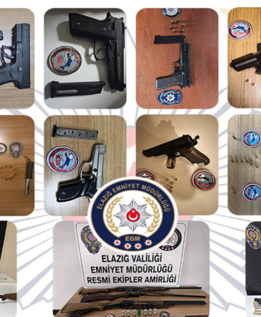Elazığ’da Suçlulara Geçit Yok: 115 Hükümlü Tutuklandı, Çok Sayıda Silah Ele Geçirildi!