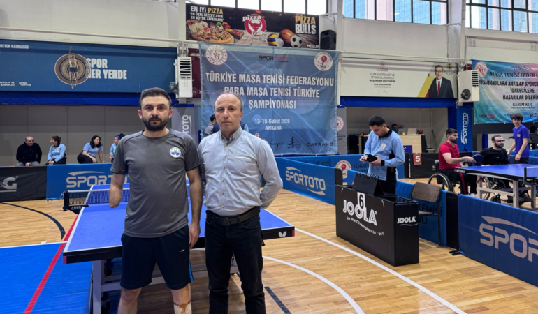 Elazığlı Sporcu Hamza Yıldız Paralimpik Masa Tenisi Şampiyonasında Gururlandırdı!