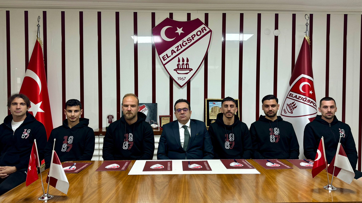 Elazığspor 6 Yeni Transfere İmzayı Attı, Hedef Şampiyonluk!