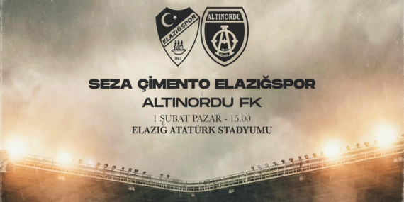 Elazığspor - Altınordu Maçı Ne Zaman, Saat Kaçta, Hangi Kanalda?