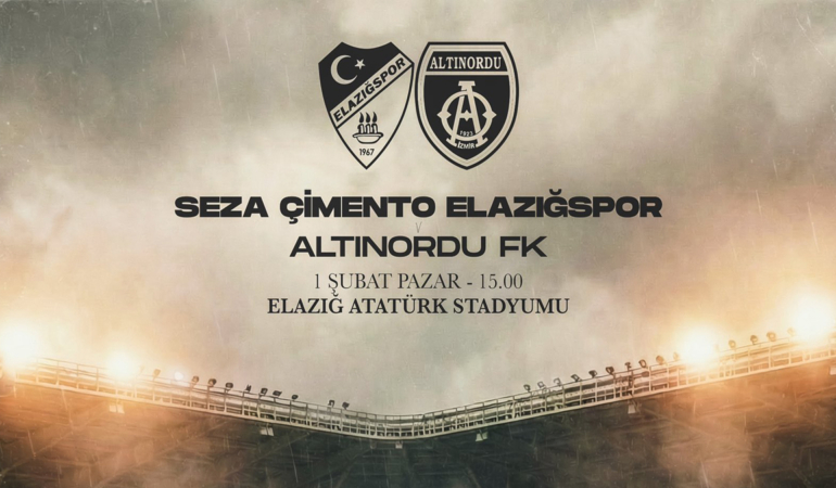Elazığspor - Altınordu Maçı Ne Zaman, Saat Kaçta, Hangi Kanalda?
