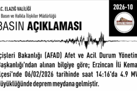 Erzincan’da Oldu, Elazığ’da Hissedildi: Valilikten "Hasar" Açıklaması!