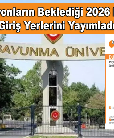 ÖSYM Milyonların Beklediği 2026 MSÜ Sınav Giriş Yerlerini Yayımladı