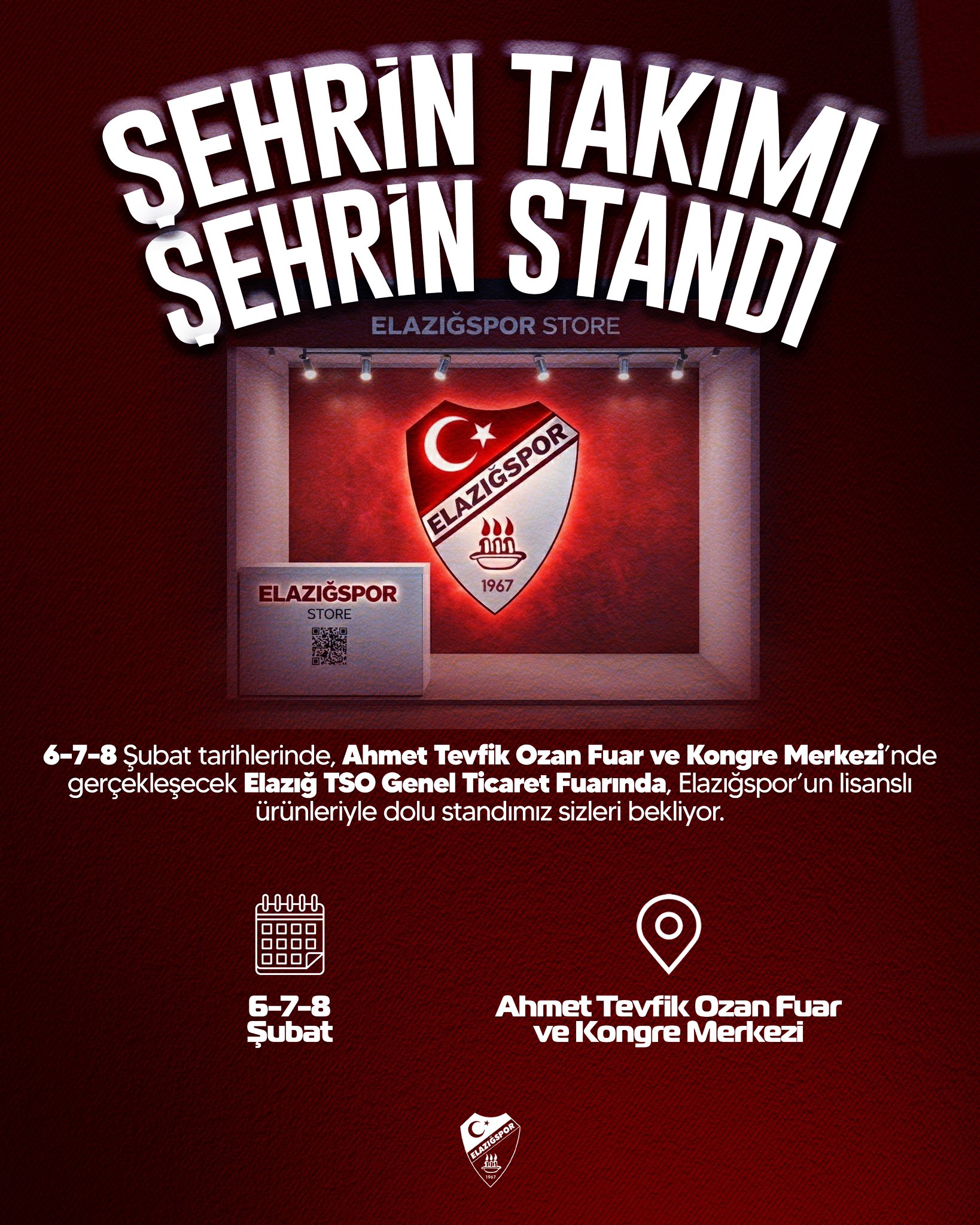 Şehrin Takımı, Şehrin Standında: Elazığspor Store Fuarın Gözdesi Olacak!