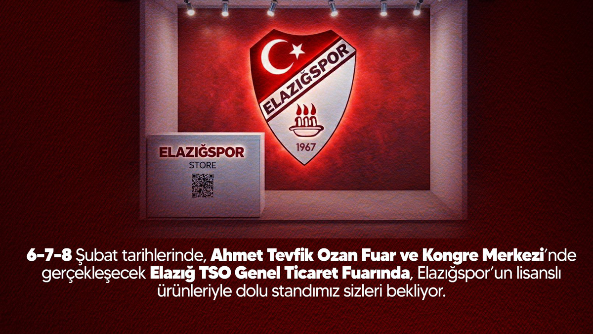 Şehrin Takımı, Şehrin Standında: Elazığspor Store Fuarın Gözdesi Olacak!
