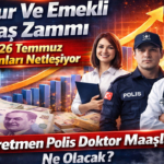 Memur Ve Emekli Maaş Zammı 2026 Temmuz Rakamları Netleşiyor Öğretmen Polis Doktor Maaşları Ne Olacak?