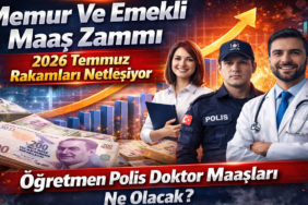 Memur Ve Emekli Maaş Zammı 2026 Temmuz Rakamları Netleşiyor Öğretmen Polis Doktor Maaşları Ne Olacak?