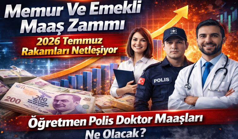 Memur Ve Emekli Maaş Zammı 2026 Temmuz Rakamları Netleşiyor Öğretmen Polis Doktor Maaşları Ne Olacak?