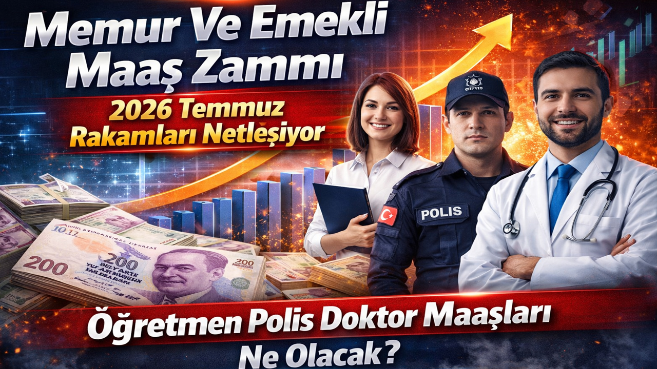 Memur Ve Emekli Maaş Zammı 2026 Temmuz Rakamları Netleşiyor Öğretmen Polis Doktor Maaşları Ne Olacak?