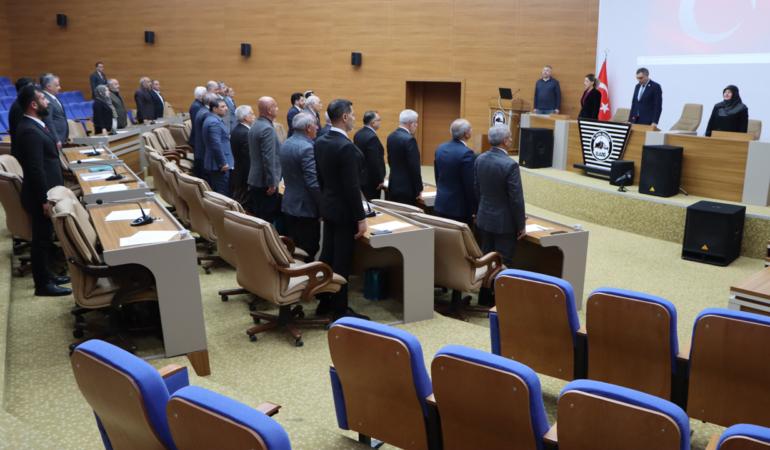 Elazığ İl Genel Meclisinde Yeni Dönem Ömer Faruk Çelik Güven Tazeledi